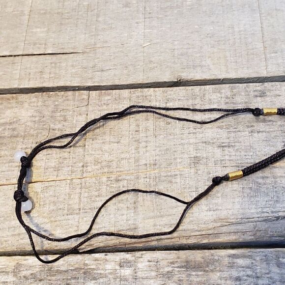 PURPLE Glass Bottle Beaded Necklace - Picture 3 of 6